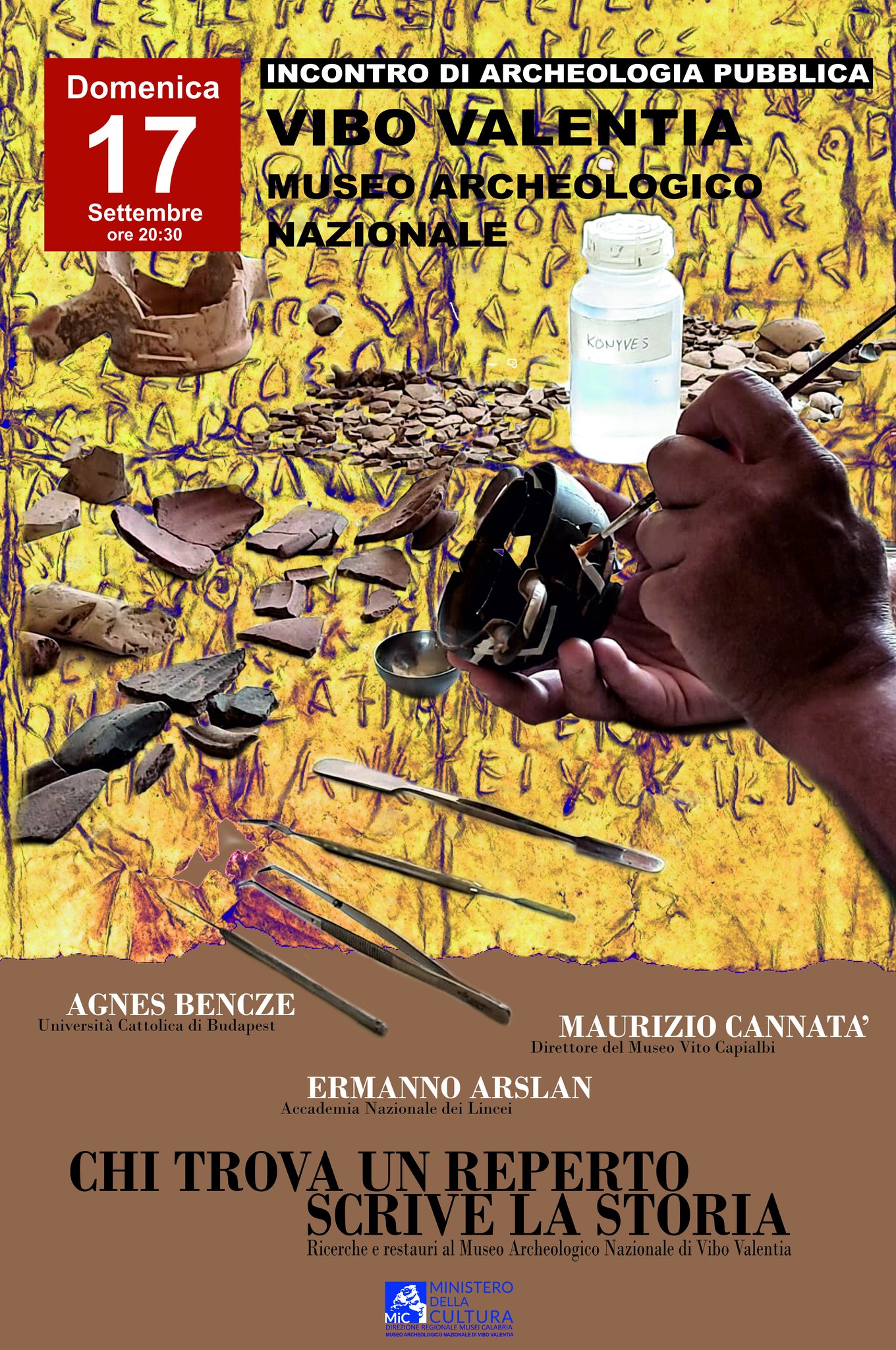 Chi trova un reperto scrive la storia - Ricerche e restauri al Museo archeologico nazionale di Vibo